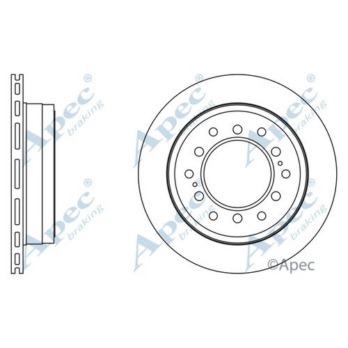 Brake discs vented - brake, for