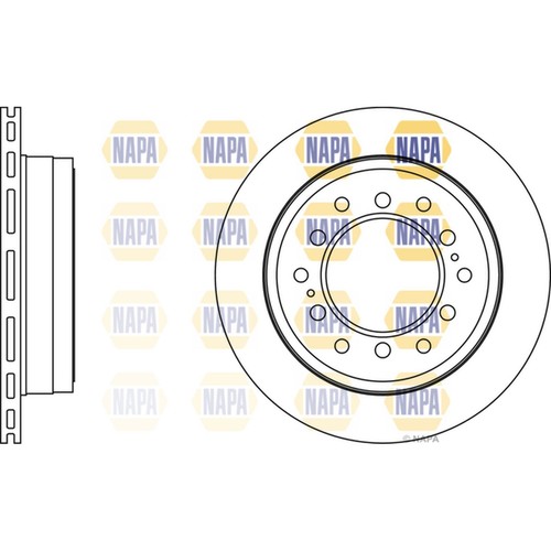 Brake discs vented for - 2x,