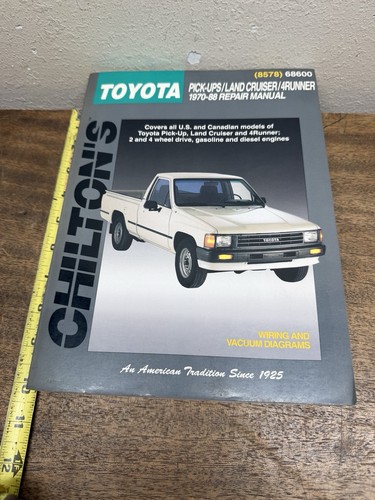 Chilton 1970 1988 toyota - 1970-1988,