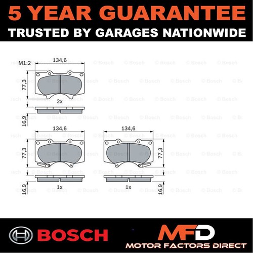 Brake pads set front - set,