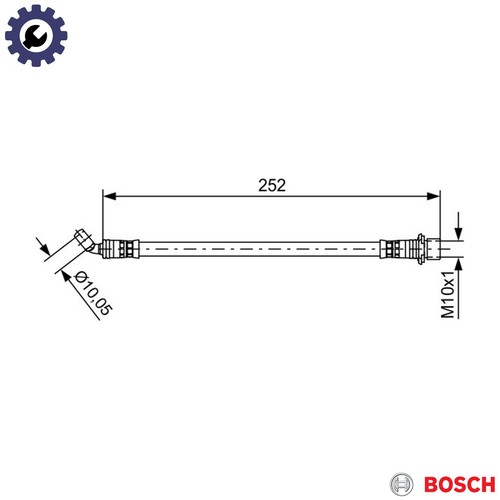 Brake hose 987 - 481, 662