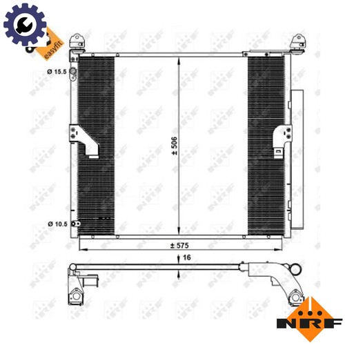 Condenser air conditioning - condenser,