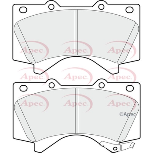 Brake pads set - pads, toyota