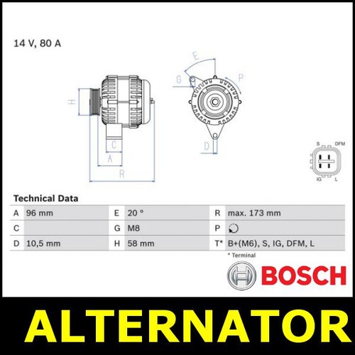 Alternator fits toyota dyna - fits,