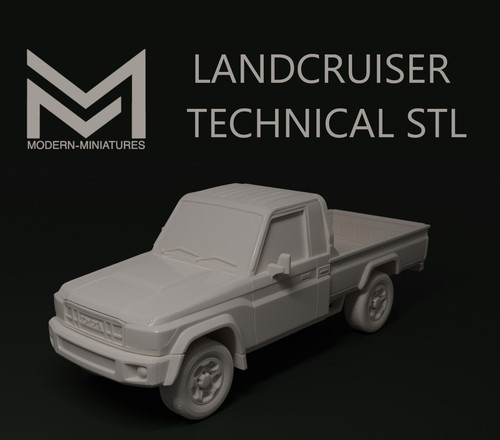 Modern miniatures landcruiser - miniatures,