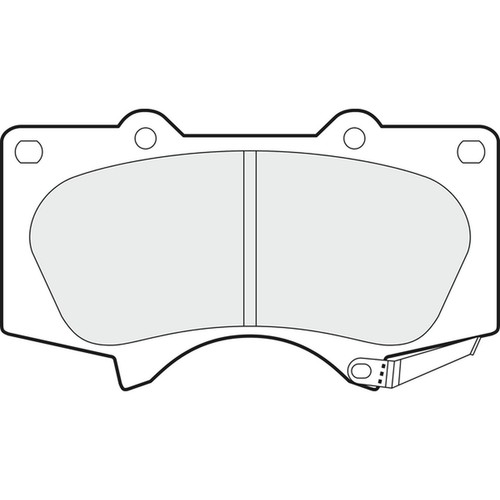 Brake pads set for - pads, land
