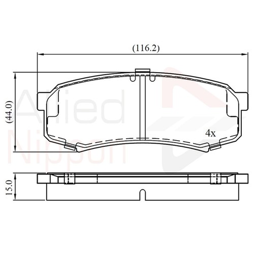 Brake pads set for - brake,
